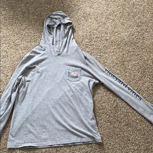 Vineyard vines long sleeve hooded shirt